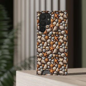 Ocean Phone Case - Sea Shells and Star Fishes - Dipaliz - Mobile Cases