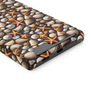 Ocean Phone Case - Sea Shells and Star Fishes - Dipaliz - Mobile Cases