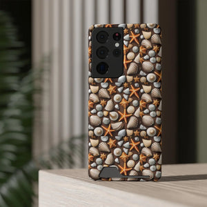 Ocean Phone Case - Sea Shells and Star Fishes - Dipaliz - Mobile Cases