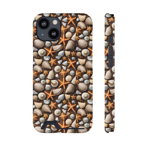 Ocean Phone Case - Sea Shells and Star Fishes - Dipaliz - Mobile Cases