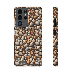 Ocean Phone Case - Sea Shells and Star Fishes - Dipaliz - Mobile Cases