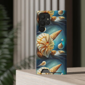 Protective Phone Case - Sea Shells and Star Fishes - Dipaliz - Mobile Cases