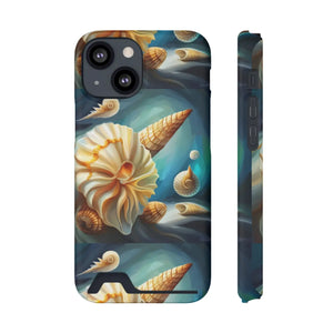 Protective Phone Case - Sea Shells and Star Fishes - Dipaliz - Mobile Cases