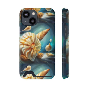 Protective Phone Case - Sea Shells and Star Fishes - Dipaliz - Mobile Cases