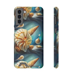 Protective Phone Case - Sea Shells and Star Fishes - Dipaliz - Mobile Cases
