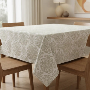 Dipaliz Silver Patterned Tablecloth Modern Lifestyle Products - Tablecloths