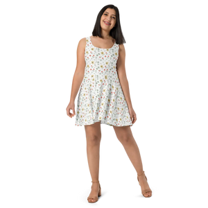 Skater Dress Black Eyed Susan Recycled – Party