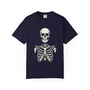 Dipaliz Skeleton Ribcage t Shirt Vintage Skull Graphic Tee - T-shirts