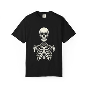 Dipaliz Skeleton Ribcage t Shirt Vintage Skull Graphic Tee - T-shirts