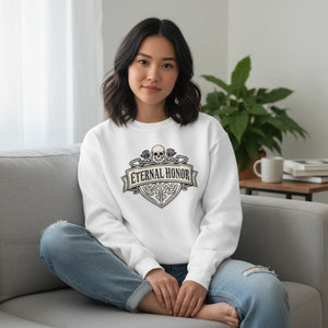 Dipaliz Skull Crewneck Sweatshirt Cotton Blend - Sweatshirts - m