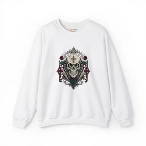 Dipaliz Skull Crewneck Sweatshirt Cotton Blend - Sweatshirts