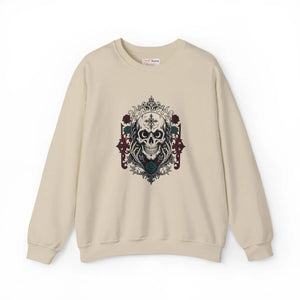 Dipaliz Skull Crewneck Sweatshirt Cotton Blend - Sweatshirts