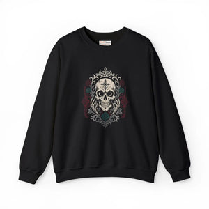 Dipaliz Skull Crewneck Sweatshirt Cotton Blend - Sweatshirts