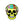Bold Skull Flowers Kiss Cut Vinyl Decals - Dipaliz - Decorative Stickers