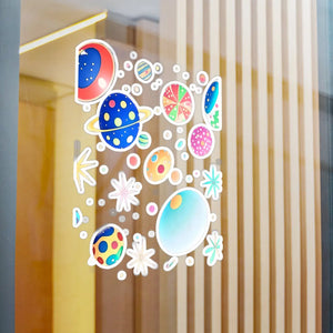 Cosmic Kiss Cut Vinyl Decals - Interstellar Design - Dipaliz - Electronics Stickers &