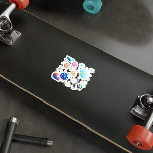 Cosmic Kiss Cut Vinyl Decals - Interstellar Design - Dipaliz - Electronics Stickers &