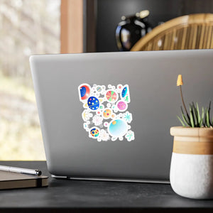 Cosmic Kiss Cut Vinyl Decals - Interstellar Design - Dipaliz - Electronics Stickers &