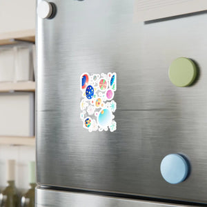 Cosmic Kiss Cut Vinyl Decals - Interstellar Design - Dipaliz - Electronics Stickers &
