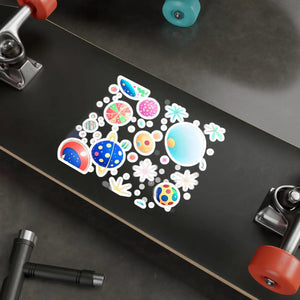 Cosmic Kiss Cut Vinyl Decals - Interstellar Design - Dipaliz - Electronics Stickers &