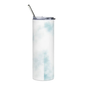 Teal Colored Skinny Tumbler 20oz Stainless Steel - Dipaliz - White / Tumblers
