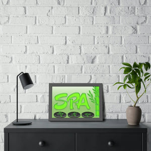 Serene Framed Paper Posters - Nature Pinewood Decor - Dipaliz - Prints & Visual Artwork