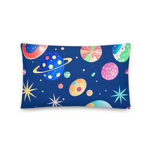Cosmic Space Lover’s Basic Pillow - 100% Polyester - Dipaliz - Throw Pillows