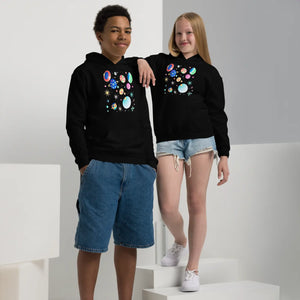 Cosmos Heavy Blend Hoodie - Youth Blast off Style - Dipaliz - Hoodies - Xs