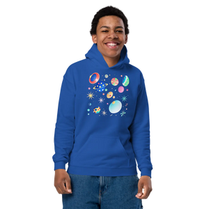 Cosmos Heavy Blend Hoodie - Youth Blast off Style - Dipaliz - Hoodies - Xs