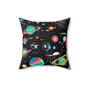 Spun Polyester Square Pillow – Vibrant Chic Decor - Dipaliz - Throw Pillows