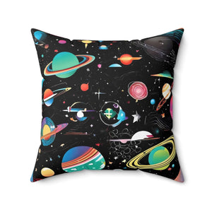 Spun Polyester Square Pillow – Vibrant Chic Decor - Dipaliz - Throw Pillows