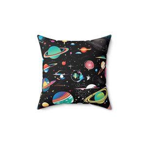 Spun Polyester Square Pillow – Vibrant Chic Decor - Dipaliz - Throw Pillows