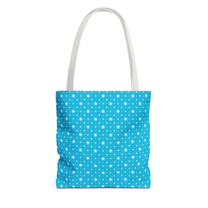 Spiral Blue Print Tote Bag Polyester Daily use Dipaliz - Handbags