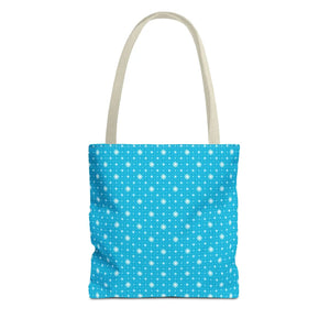 Spiral Blue Print Tote Bag Polyester Daily use Dipaliz - Handbags