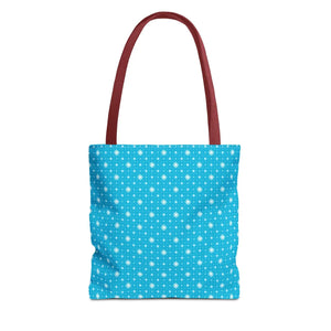 Spiral Blue Print Tote Bag Polyester Daily use Dipaliz - Handbags