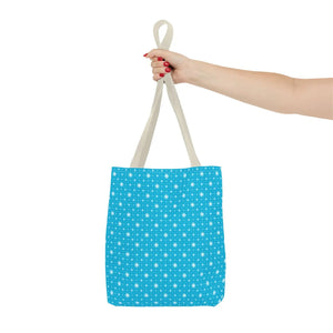 Spiral Blue Print Tote Bag Polyester Daily use Dipaliz - Handbags