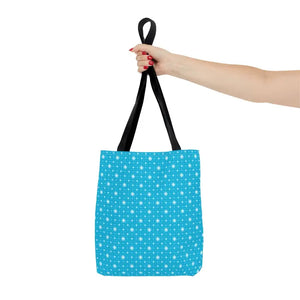 Print Tote Bag - Spiral Blue Background Design - Dipaliz - Handbags
