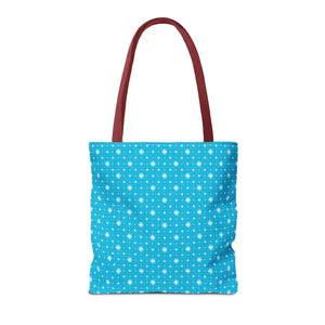 Print Tote Bag - Spiral Blue Background Design - Dipaliz - Handbags