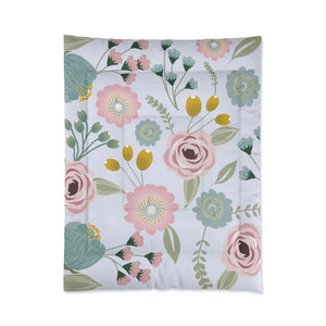 Spring Floral Quilt – Eco-friendly Cotton - Dipaliz - Quilts & Comforters