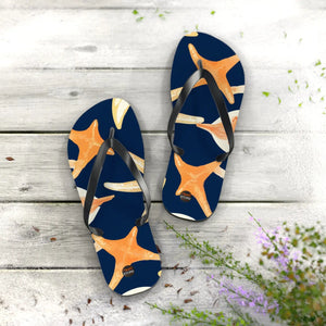 Vibrant Unisex Flip Flops - Star Fishes Beach Eva - Dipaliz - Slippers