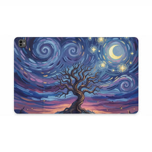 Dipaliz Starry Night Tree Folio Case Pu Leather Ipad Cover - Tablet Computer Accessories