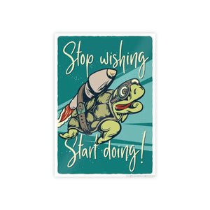 Bold Aries Stop Wishing Gloss Posters - Wall Art - Dipaliz - Prints & Visual Artwork