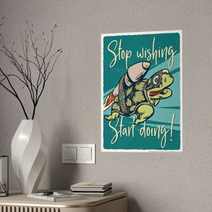 Bold Aries Stop Wishing Gloss Posters - Wall Art - Dipaliz - Prints & Visual Artwork