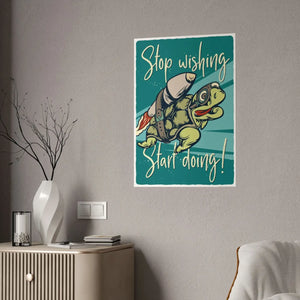 Bold Aries Stop Wishing Gloss Posters - Wall Art - Dipaliz - Prints & Visual Artwork