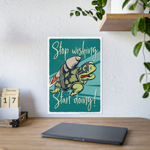 Bold Aries Stop Wishing Gloss Posters - Wall Art - Dipaliz - Prints & Visual Artwork