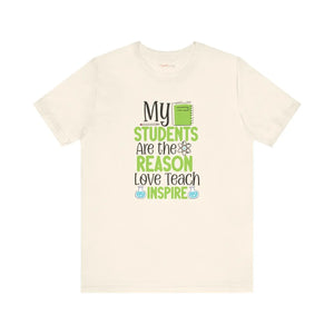 Soft Unisex Jersey Short Sleeve - my Students Teacher - Dipaliz - T-shirts