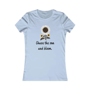 Women’s Favorite Tee Sunflower Summer Fashion Top - Dipaliz - s / Baby Blue - T-shirts