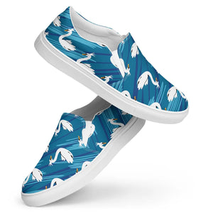Bold Pattern Canvas Shoes - Trendy Women’s Slip - Dipaliz - Sneakers