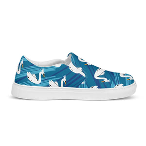 Bold Pattern Canvas Shoes - Trendy Women’s Slip - Dipaliz - Sneakers
