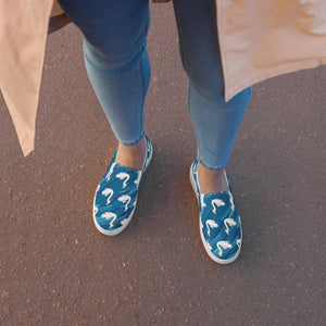 Bold Pattern Canvas Shoes - Trendy Women’s Slip - Dipaliz - Sneakers