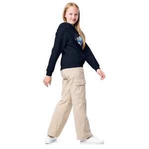Comfortable Youth Hoodie - Swim Team Fish Heavy Blend - Dipaliz - Hoodies